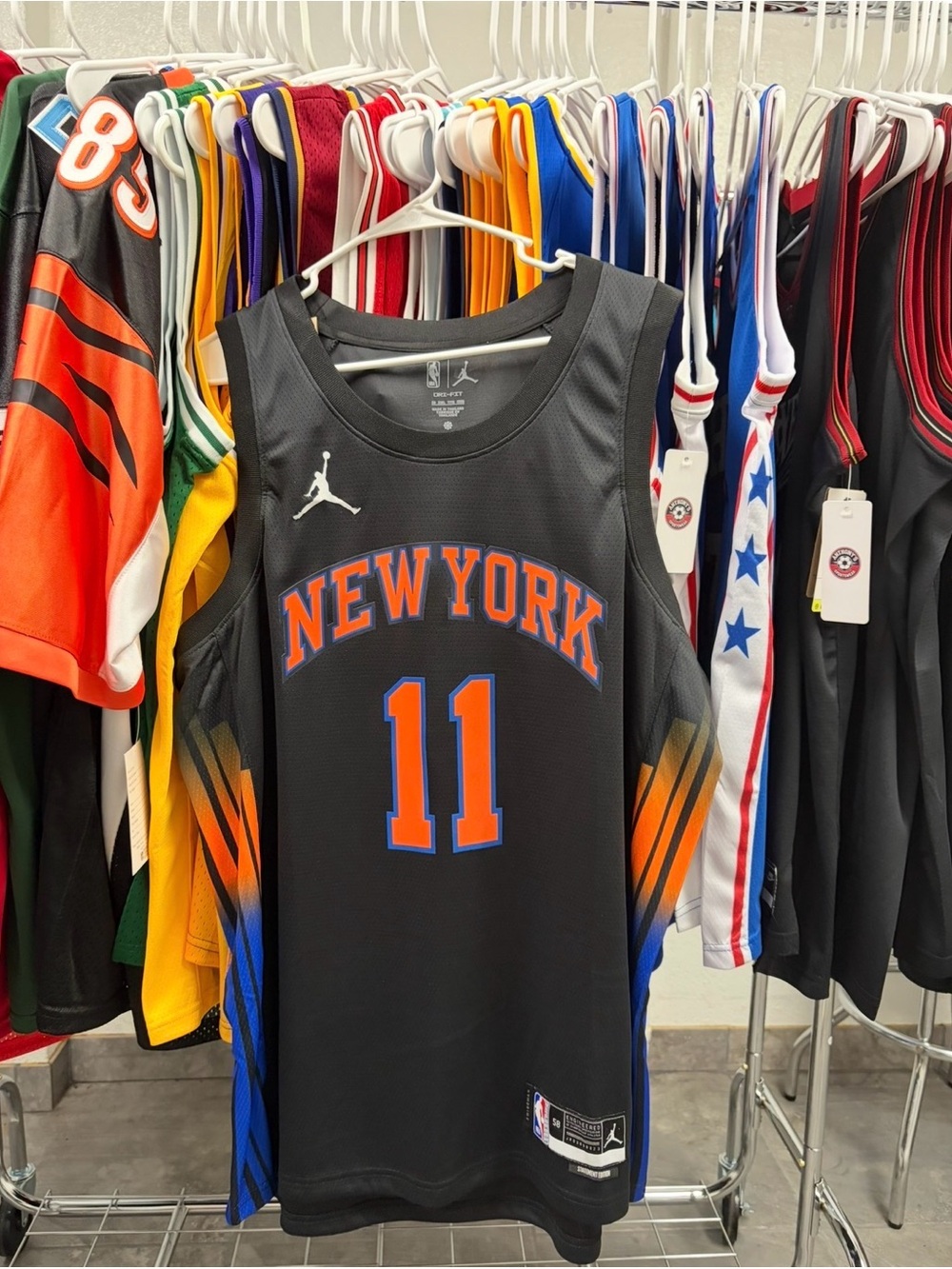 Knicks Brunson Retro NBA Jersey